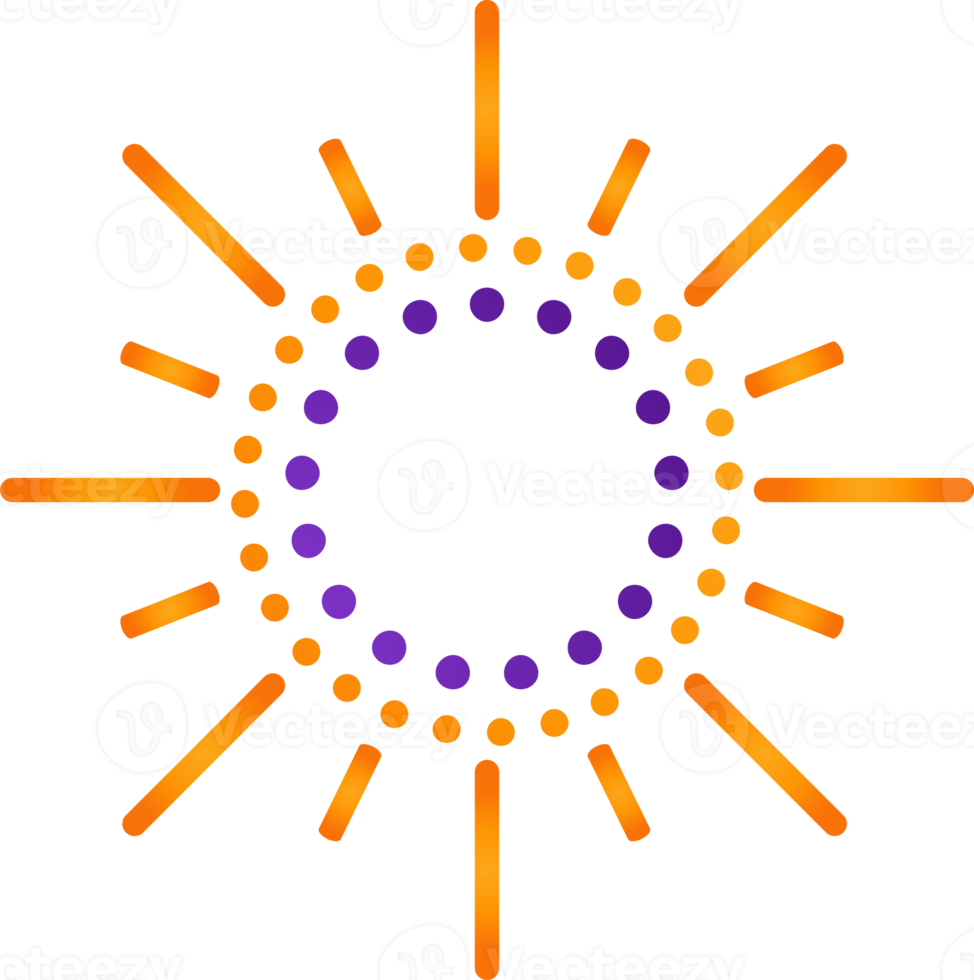 abstrakt cirkel lutning element png