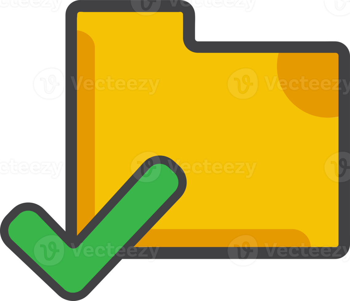 Checkmark Folder Icon 15437550 PNG checkmark-folder-icon-15437550-png