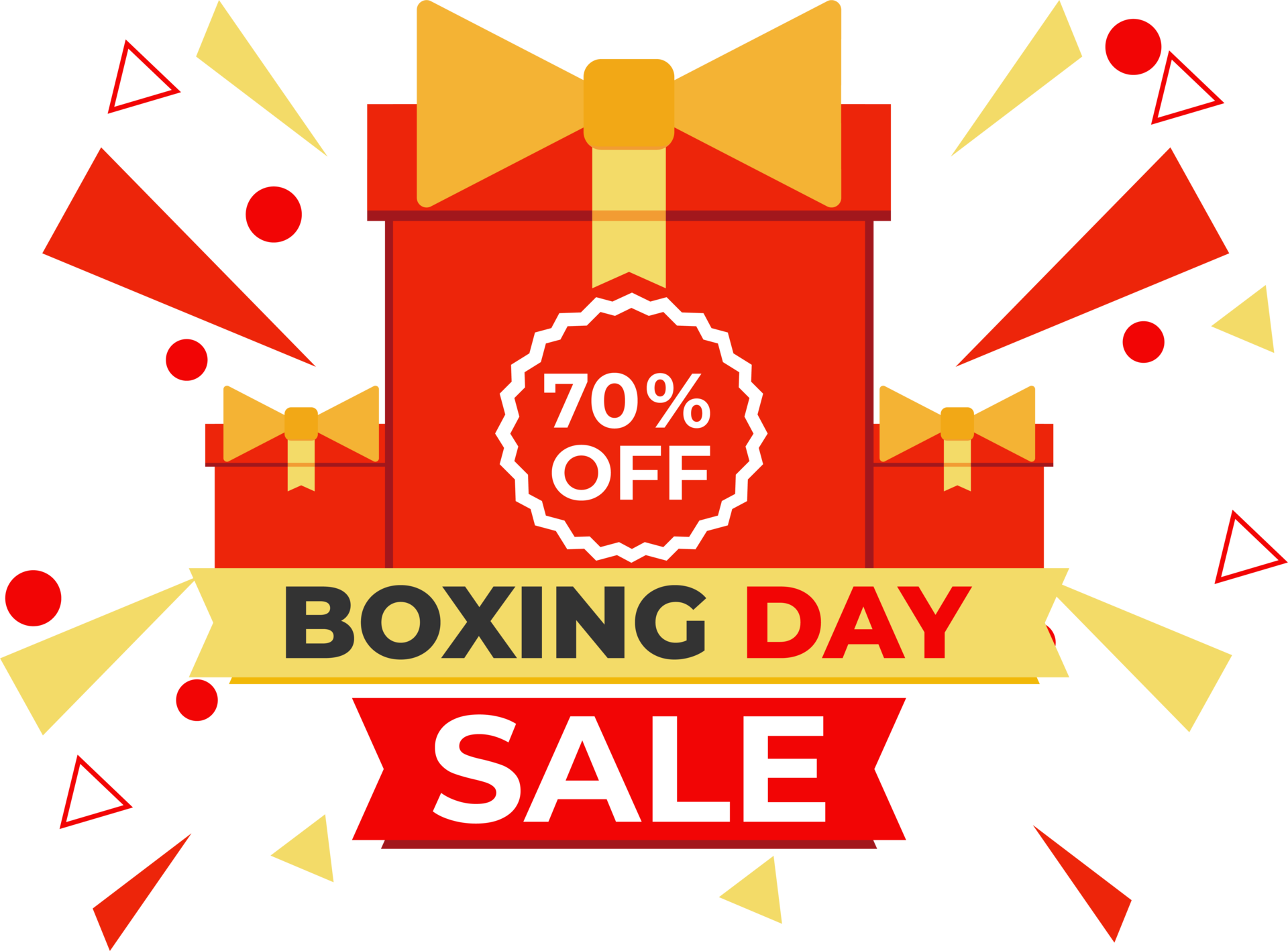 Boxing Day Sale Illustration 15437558 PNG boxing-day