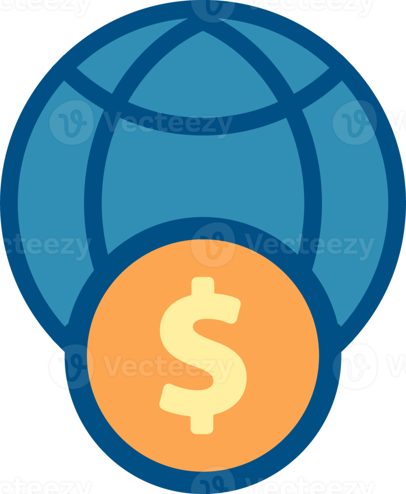 globe and money icon png