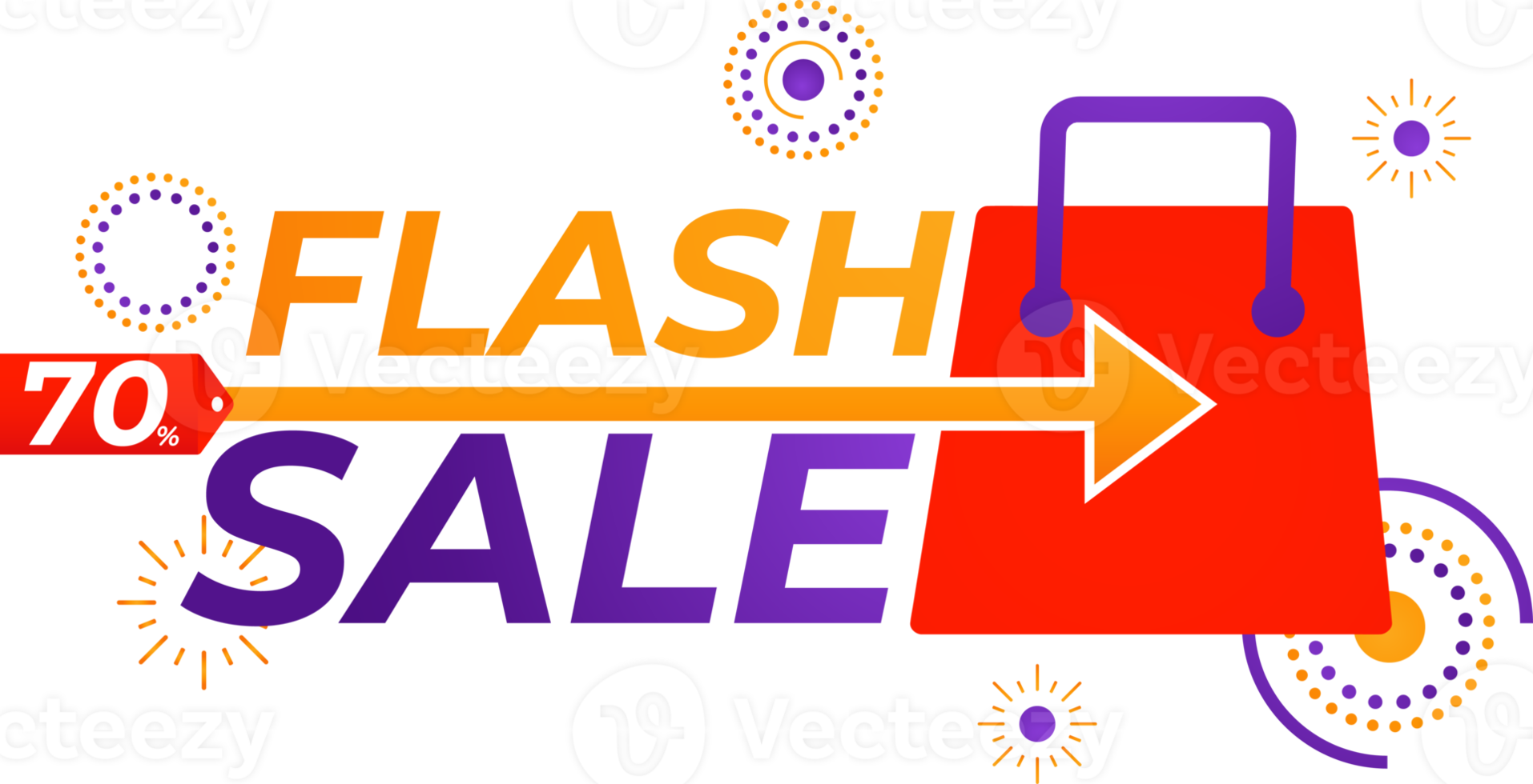banner di vendita flash png