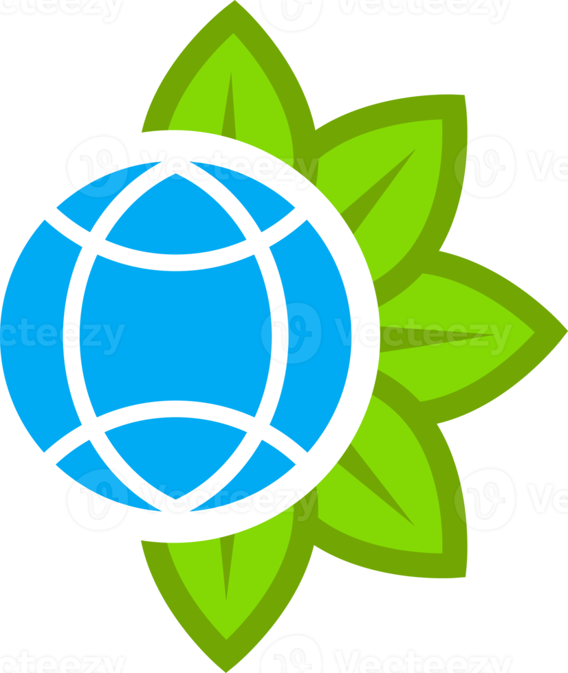 green with leaf icon png