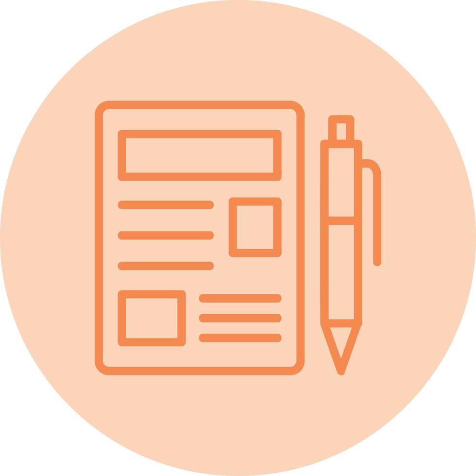 Blogger Vector Icon