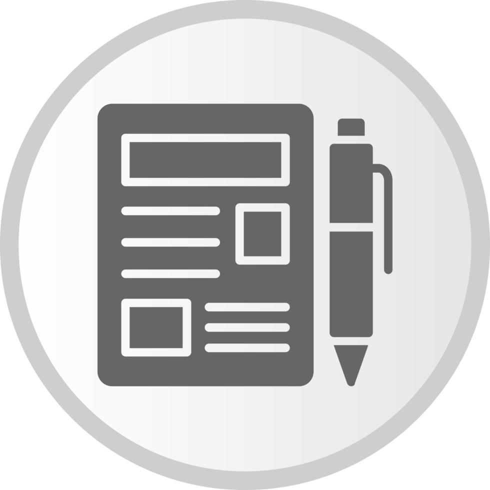Blogger Vector Icon