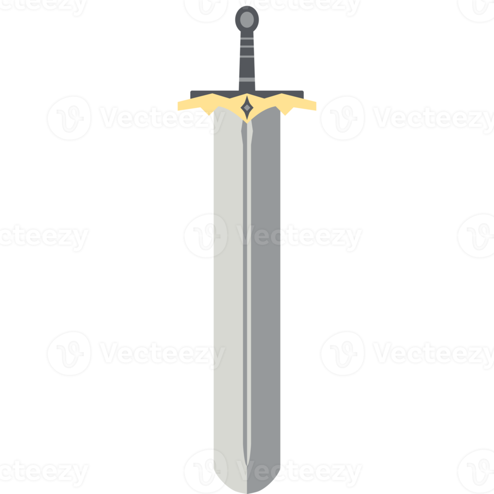 Big Knight Sword Two Handed Two Side Sharp Big Swords Warrior Weapon png