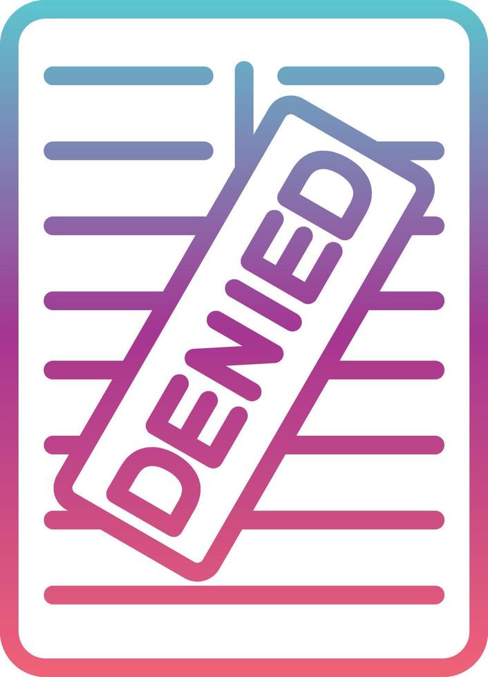 Denied Vector  Icon