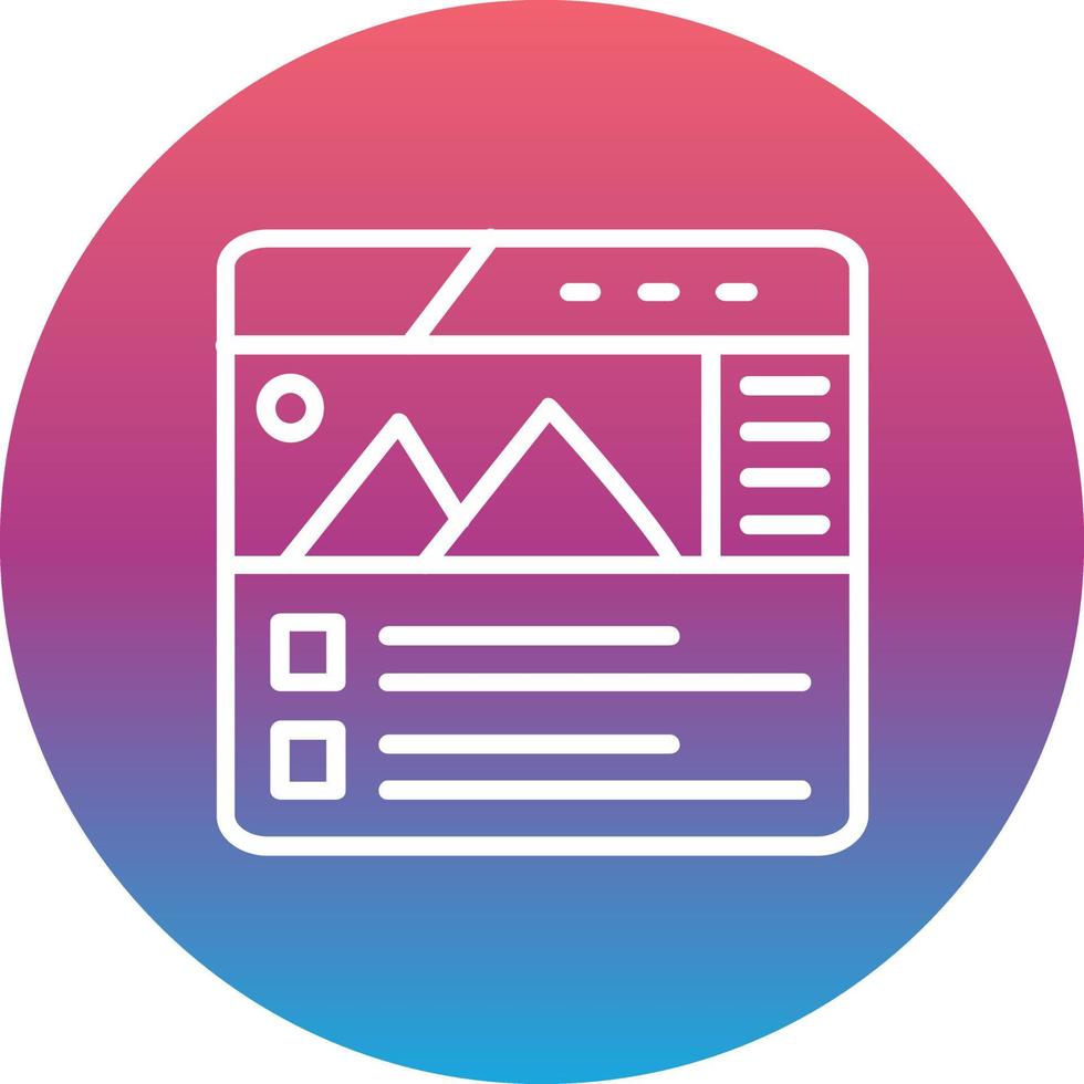 Web Design Vector Icon
