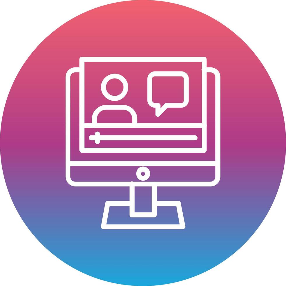 Vlogger Vector Icon