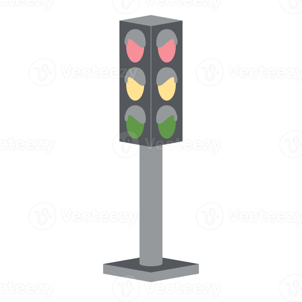 driving test material road traffic lights png