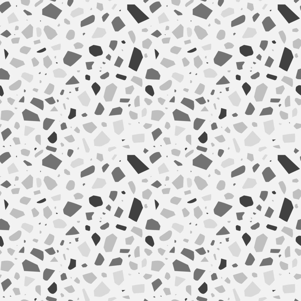 Terrazzo italian floor seamless pattern vector