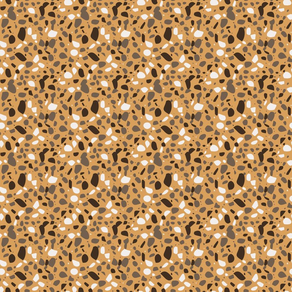 Terrazzo italian floor seamless pattern vector