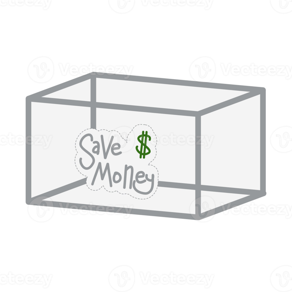 saving money save box and jar collection set png