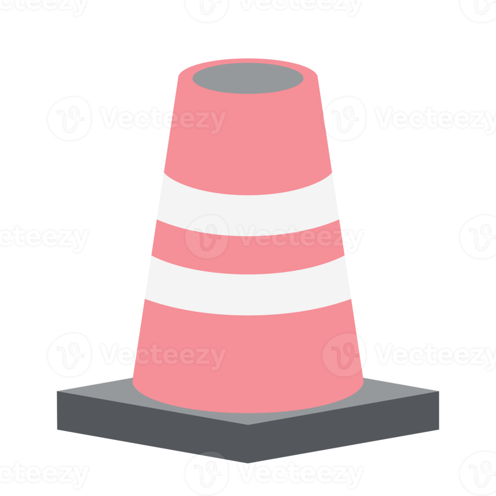 driving test material red rubber cone red rubber stick height long png