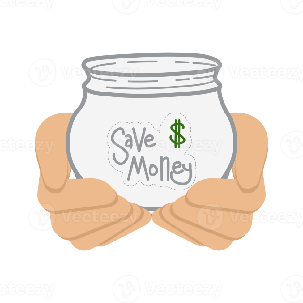 saving money save box and jar collection set png