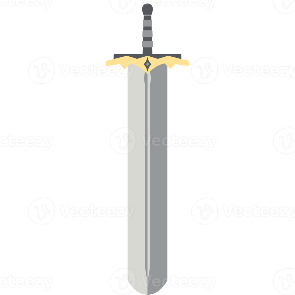Big Knight Sword Two Handed Two Side Sharp Big Swords Warrior Weapon png