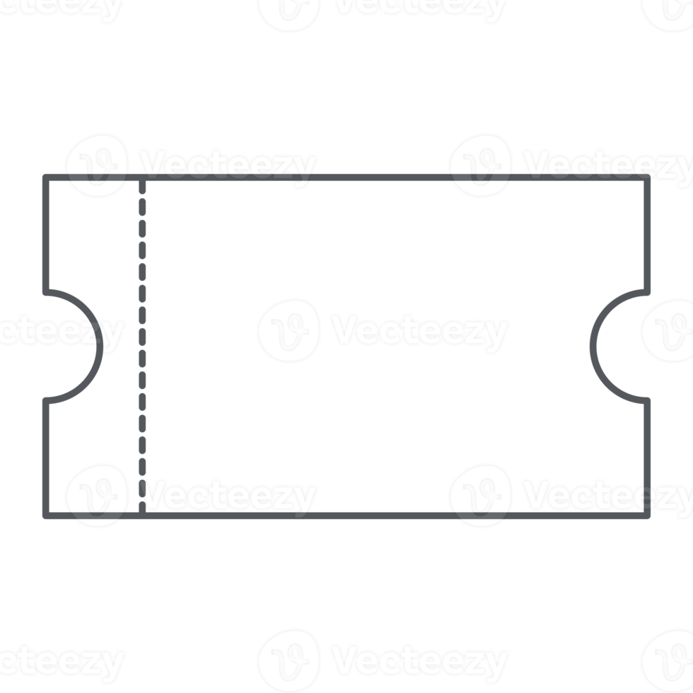 Sticker Ticket Bullet Journal Line Art png