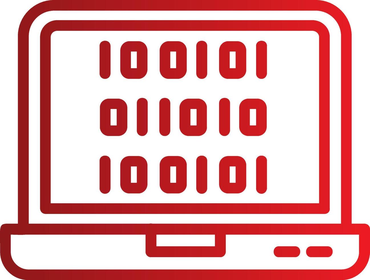 Binary Code Vector Icon