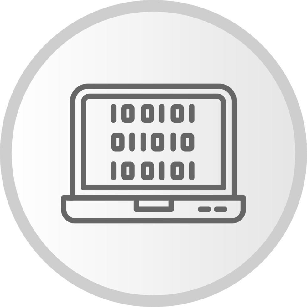 Binary Code Vector Icon