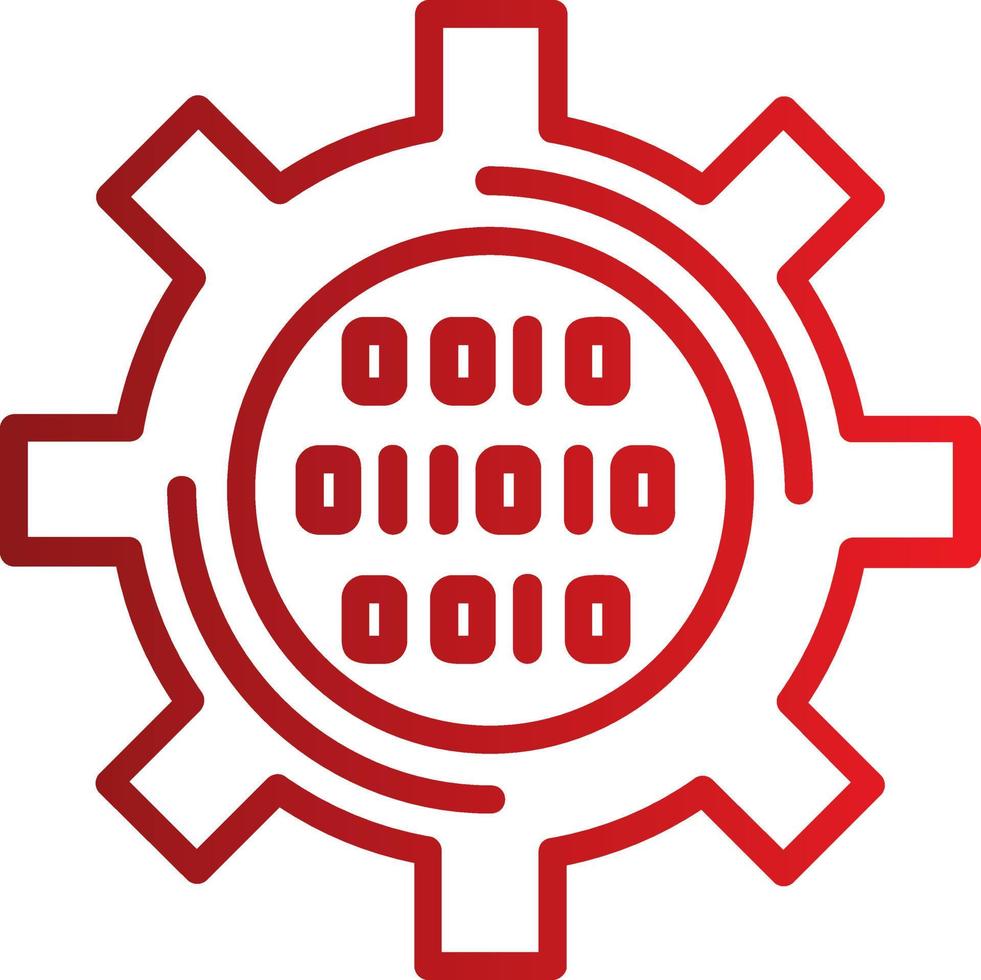 Binary Code Vector Icon