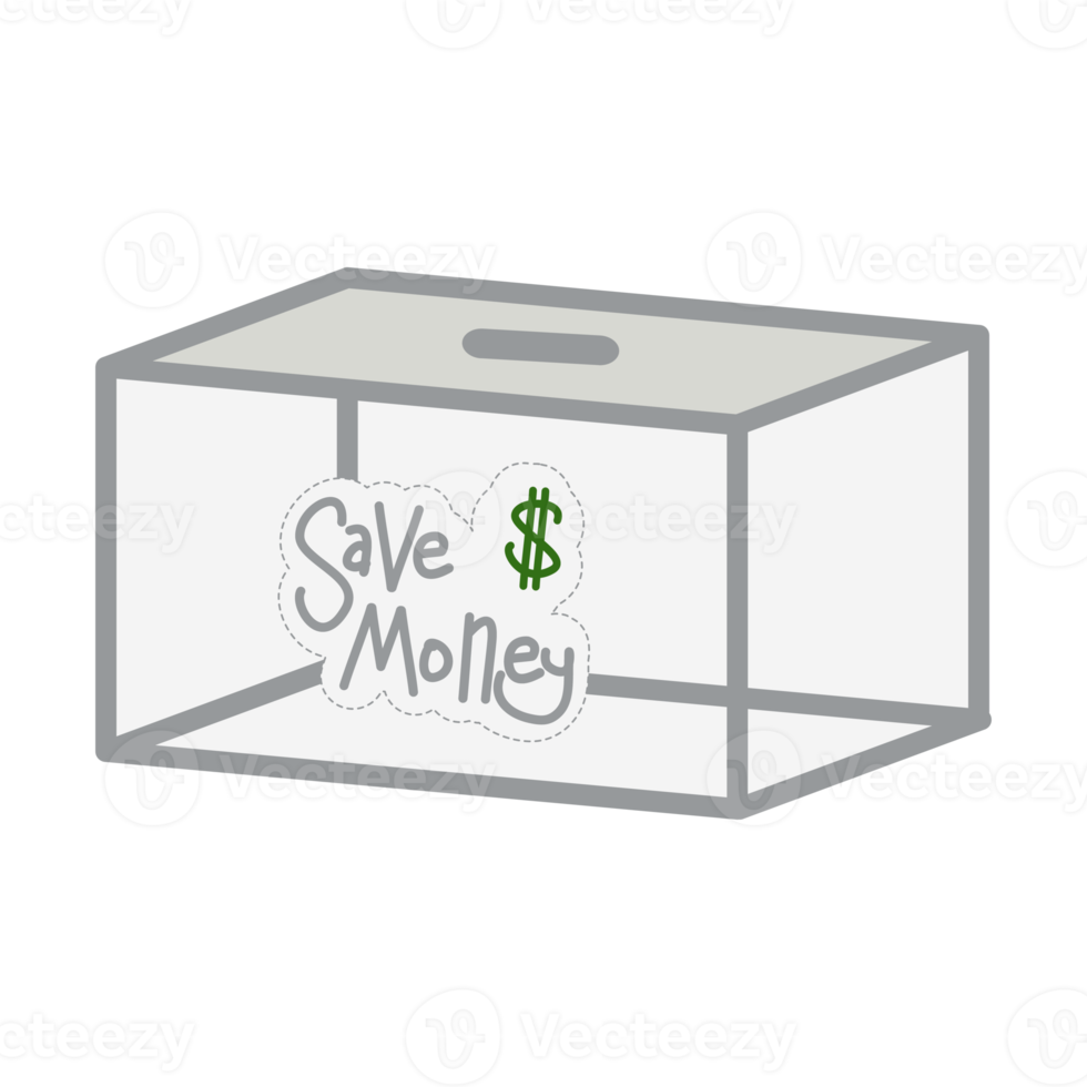 saving money save box and jar collection set png