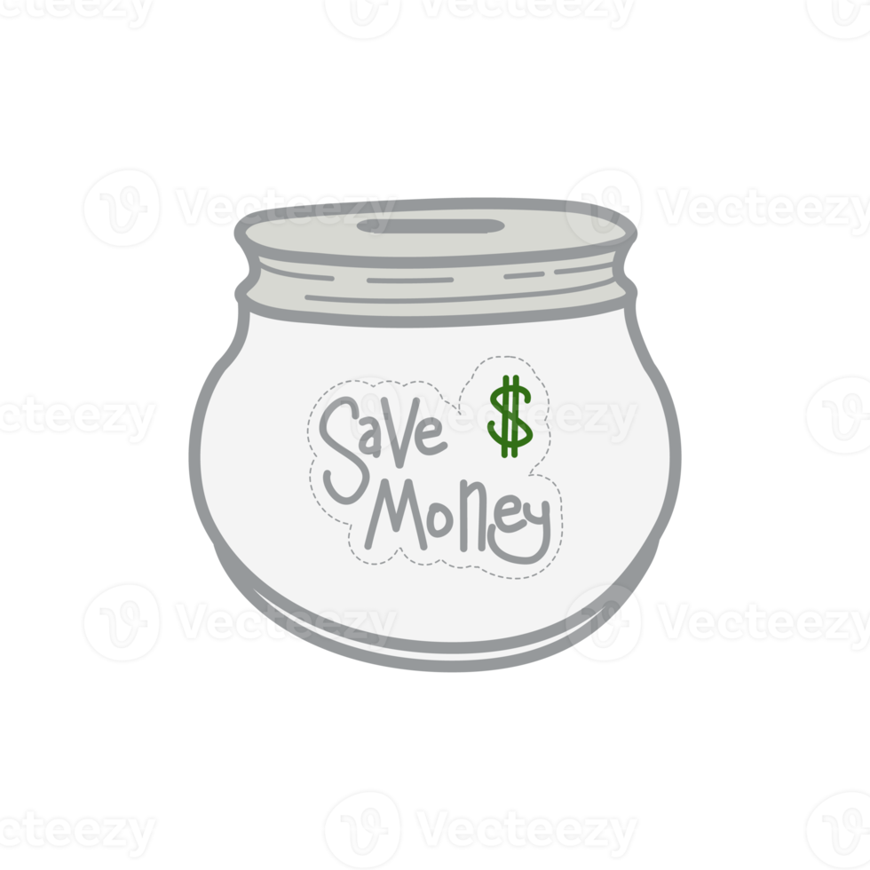 saving money save box and jar collection set png