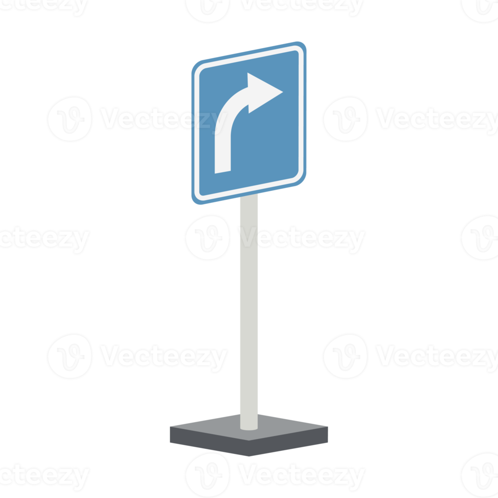 het rijden test materiaal verkeer tekens links beurt teken png