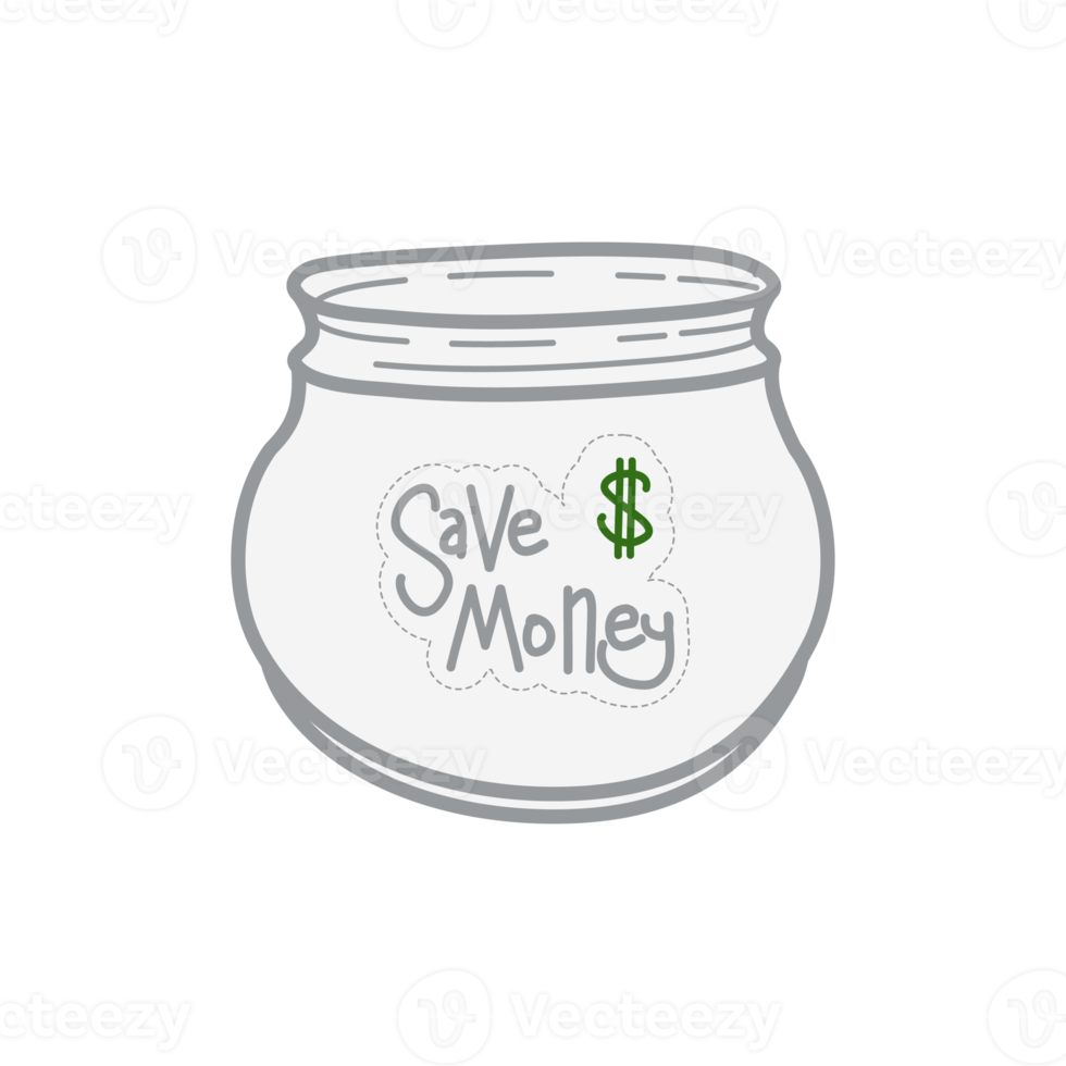 saving money save box and jar collection set png