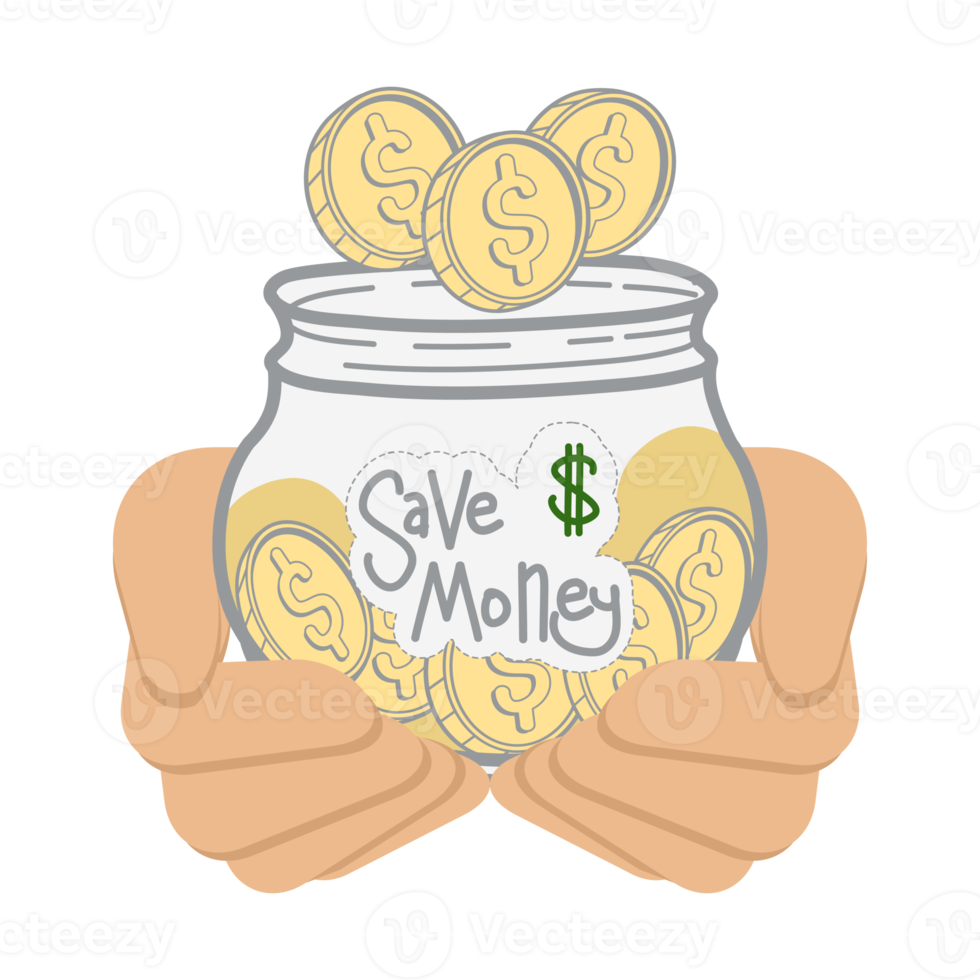 saving money save box and jar collection set png