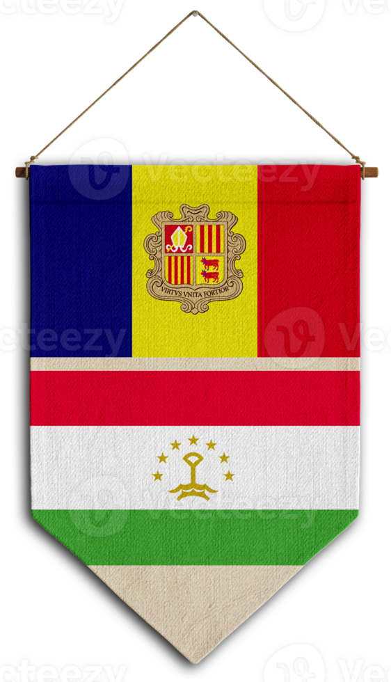 flag relation country hanging fabric travel immigration consultancy visa transparent tajikistan andorra png