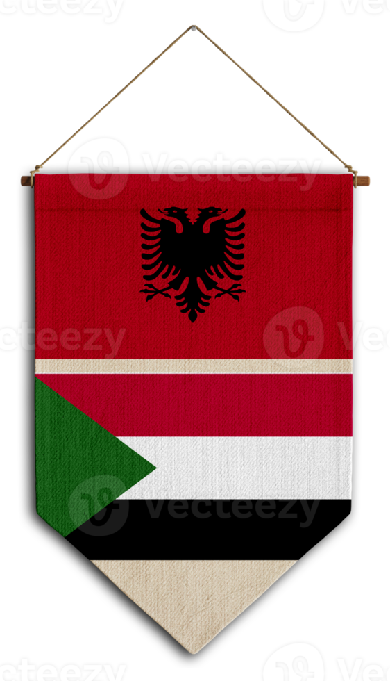 vlag relatie land hangende kleding stof reizen immigratie advies Visa transparant Albanië Soedan png