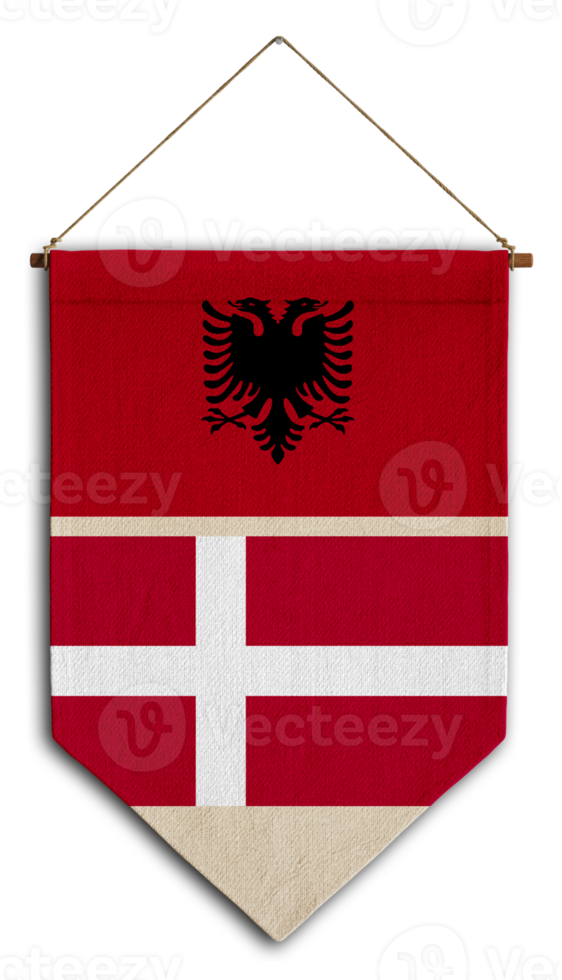 flagge beziehung land hängen stoff reise einwanderung beratung visum transparent albanien dänemark png