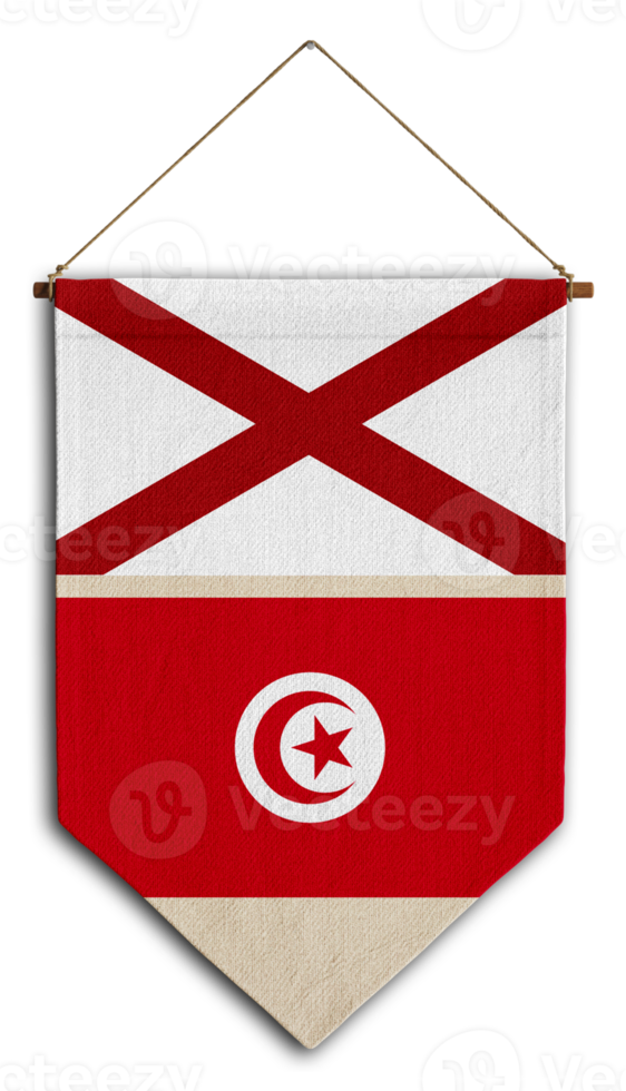 drapeau relation pays suspendu tissu Voyage immigration conseil visa transparent Alabama Tunisie png