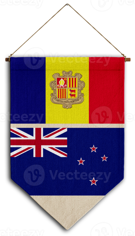 flag relation country hanging fabric travel immigration consultancy visa transparent newzealand andorra png