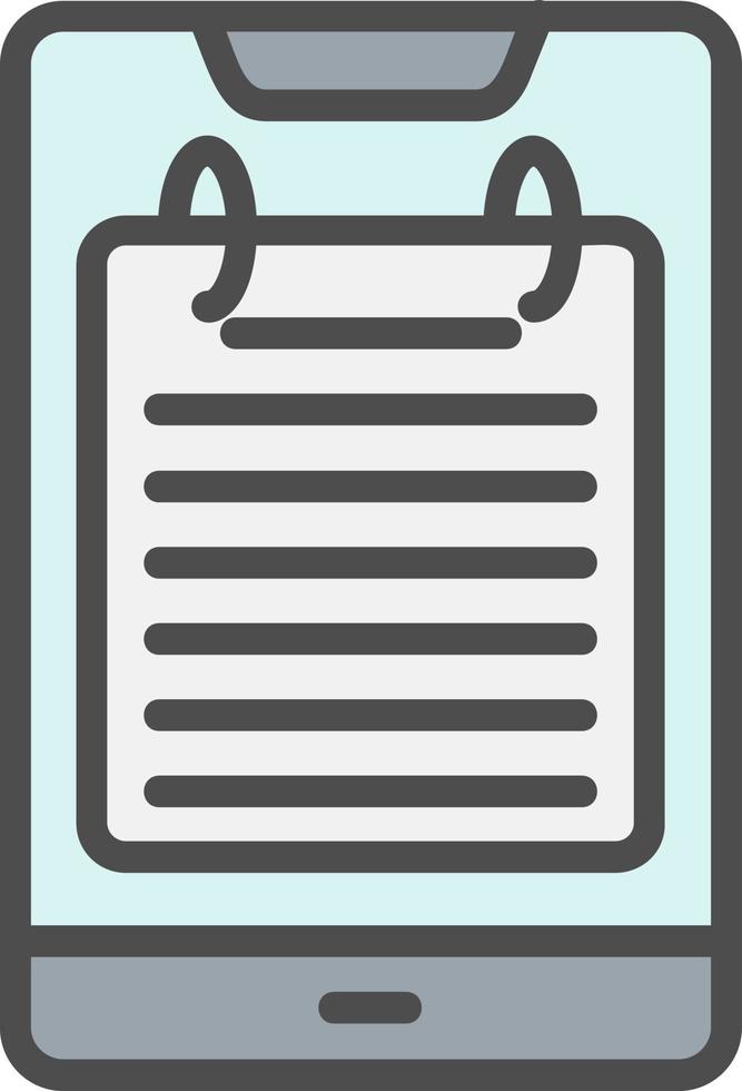 Notepad Vector Icon