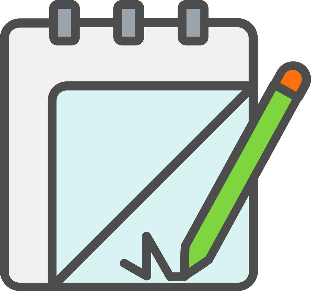 Notepad Vector Icon