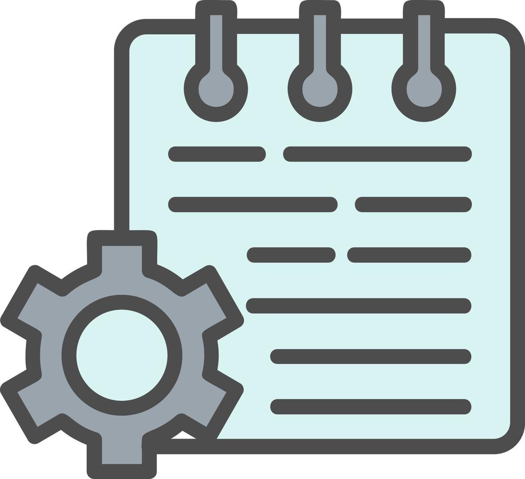 Notepad Vector Icon