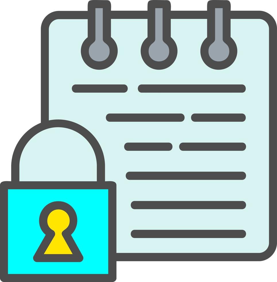 Notepad  Vector Icon