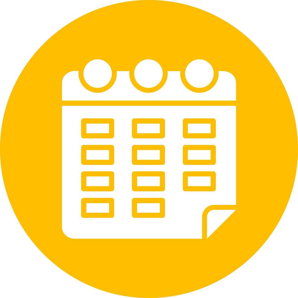 Calendar Vector Icon