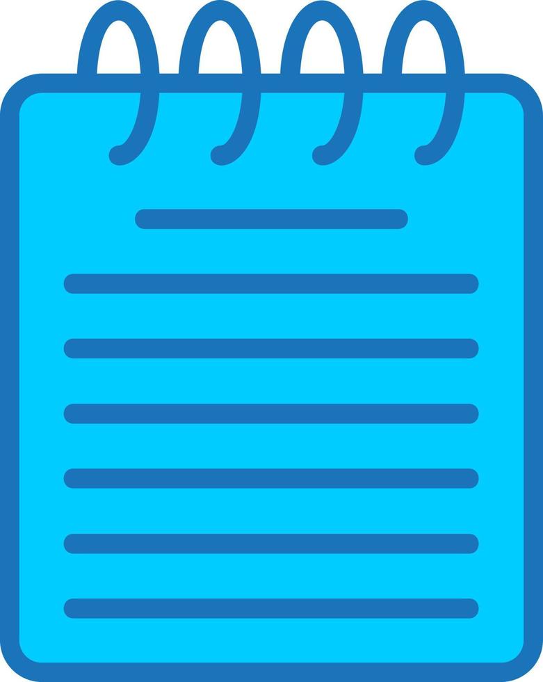 Notepad Vector Icon