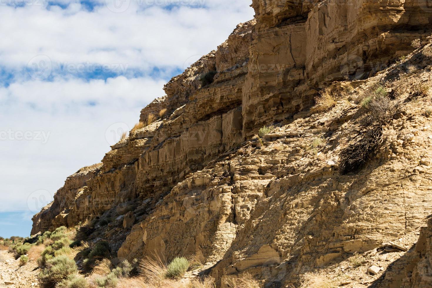 Eastern Washington Palouse vast expanse desert view rocky cliff dry grass photo