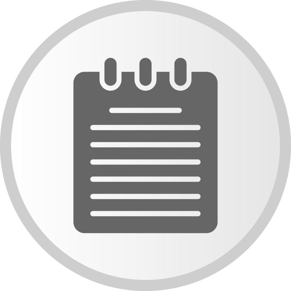 Notepad Vector Icon 15447035 Vector Art at Vecteezy