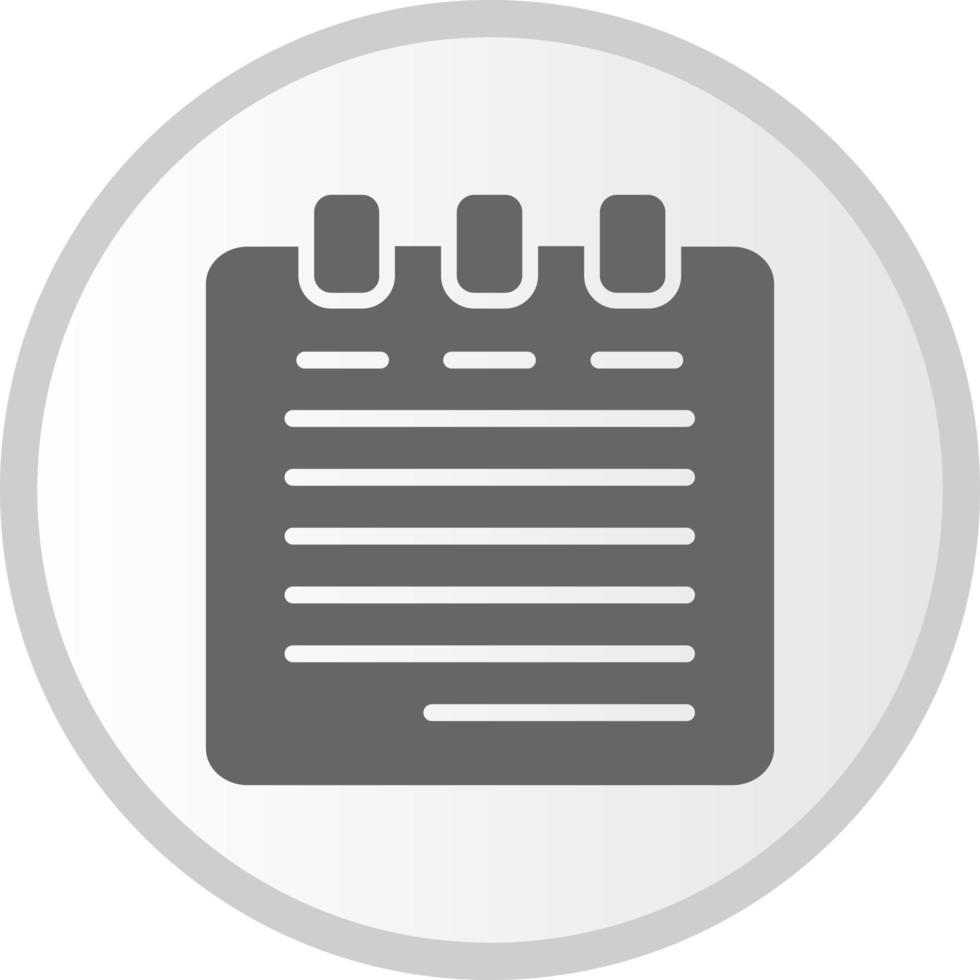 Notepad Vector Icon 15447070 Vector Art at Vecteezy