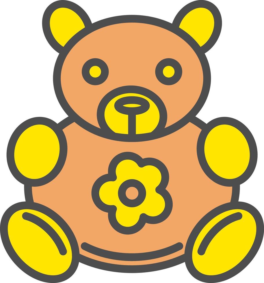 Teddy Bear Vector Icon