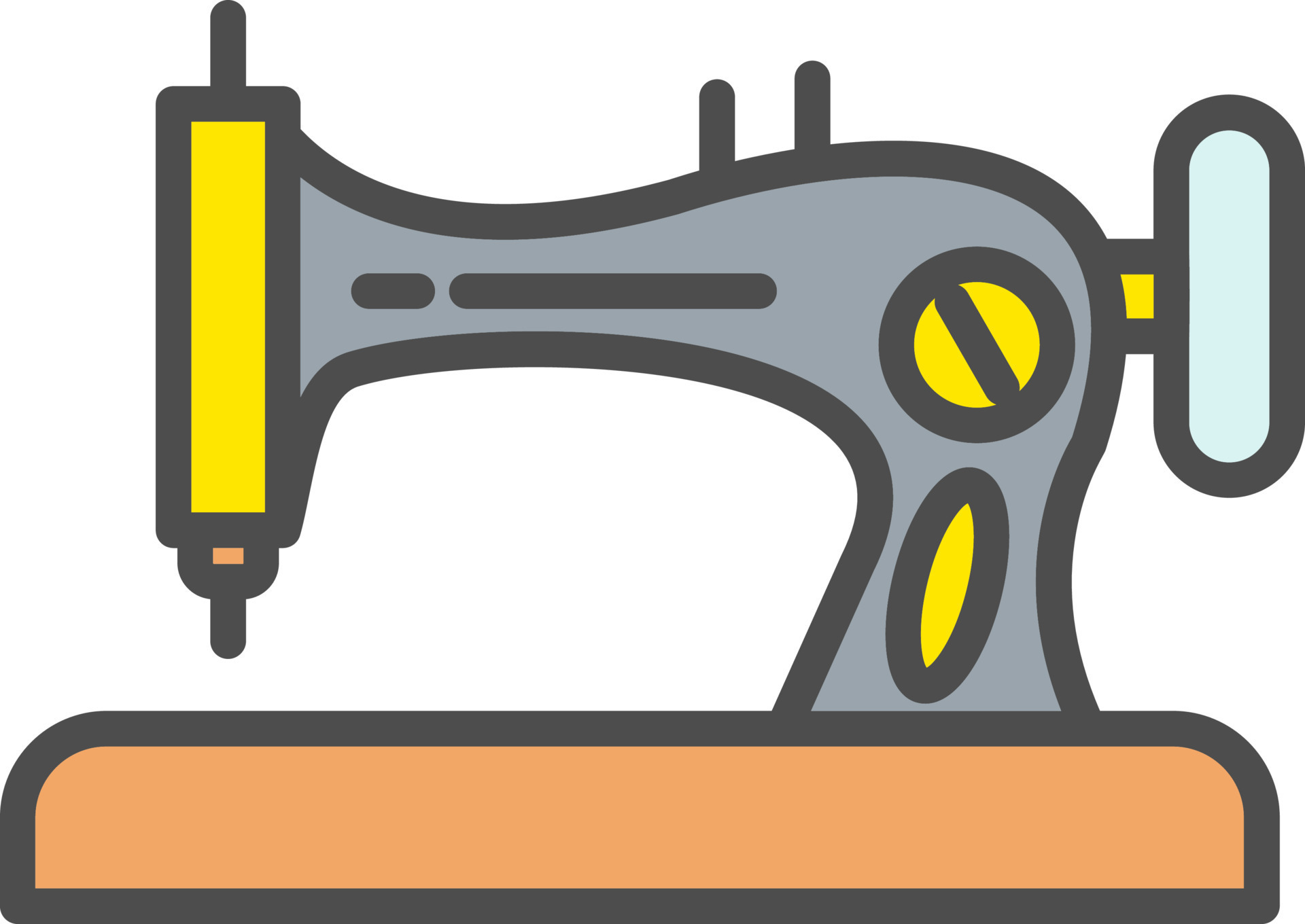 Sewing machine Vector Icon 15447404 Vector Art at Vecteezy