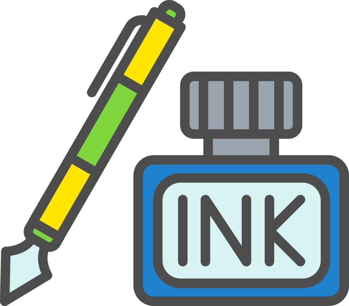 icono de vector de tinta