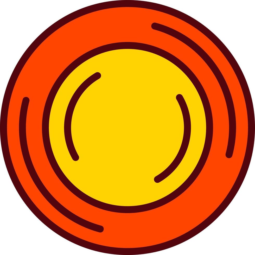 Plate Vector Icon