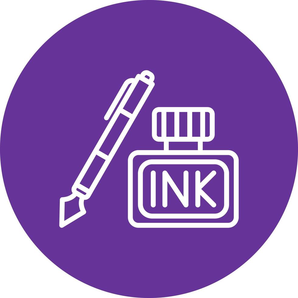 icono de vector de tinta