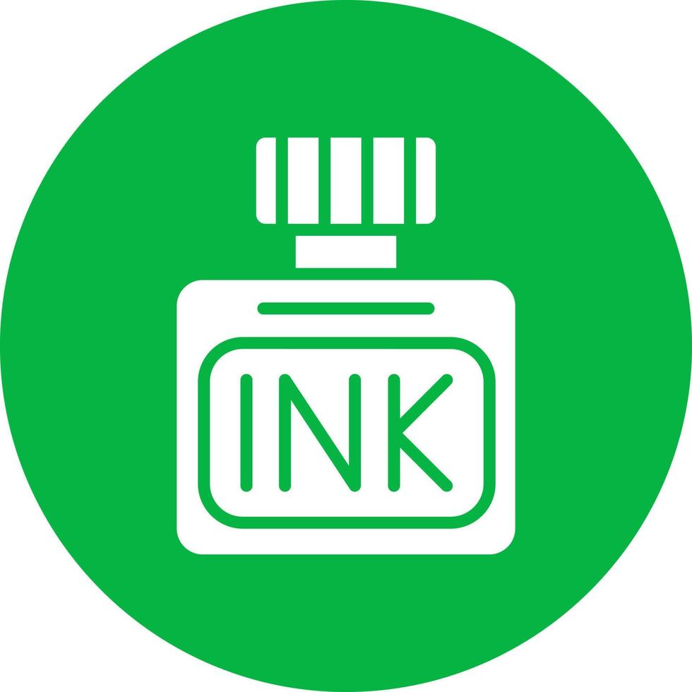 Ink Bottle Vector Icon