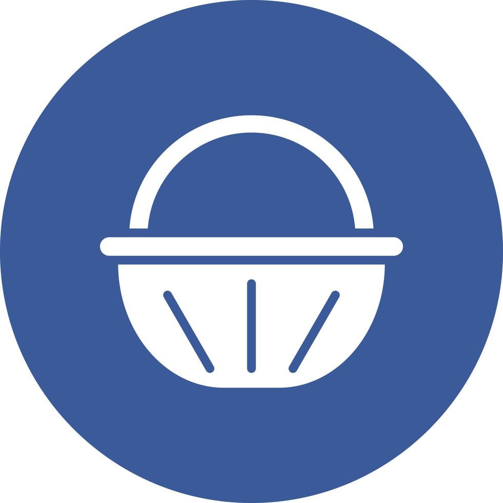 Food Basket Vector Icon