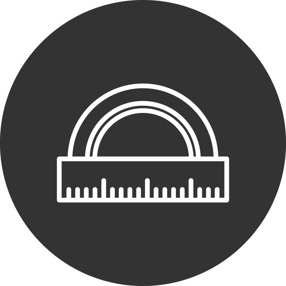 Protractor Vector Icon
